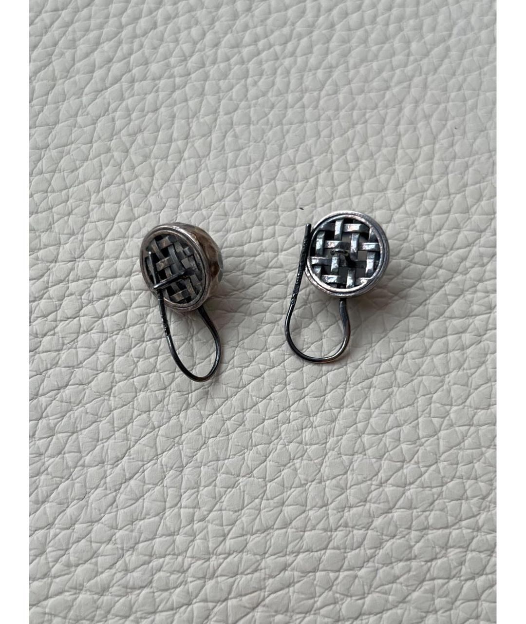 BOTTEGA VENETA Белые серьги, фото 3