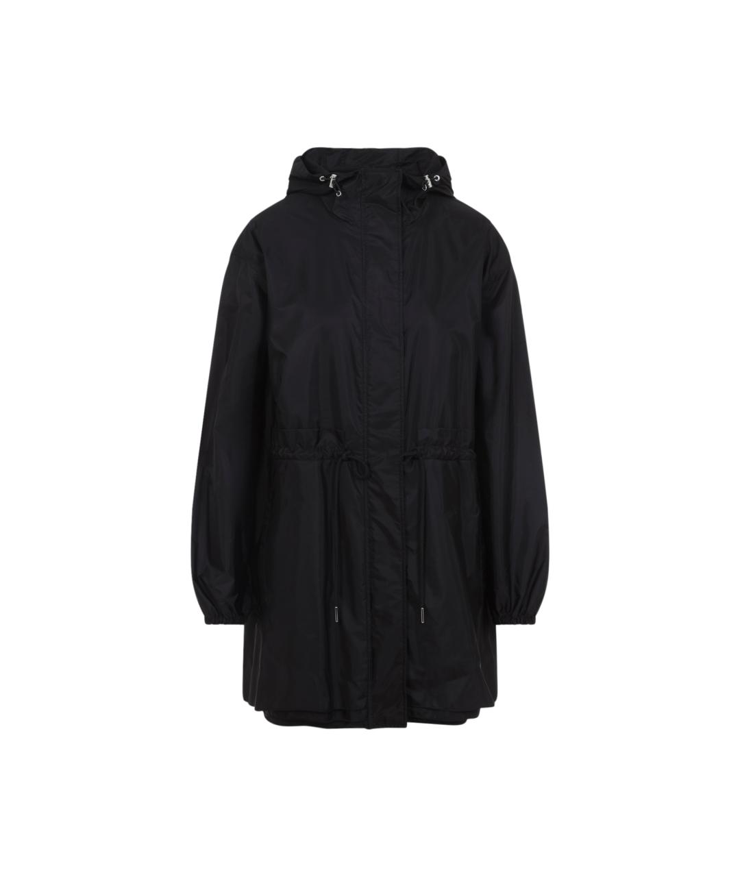 MONCLER Черная полиамидовая парка, фото 1