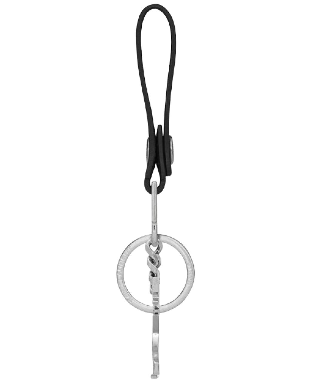 SAINT LAURENT Черный брелок, фото 2