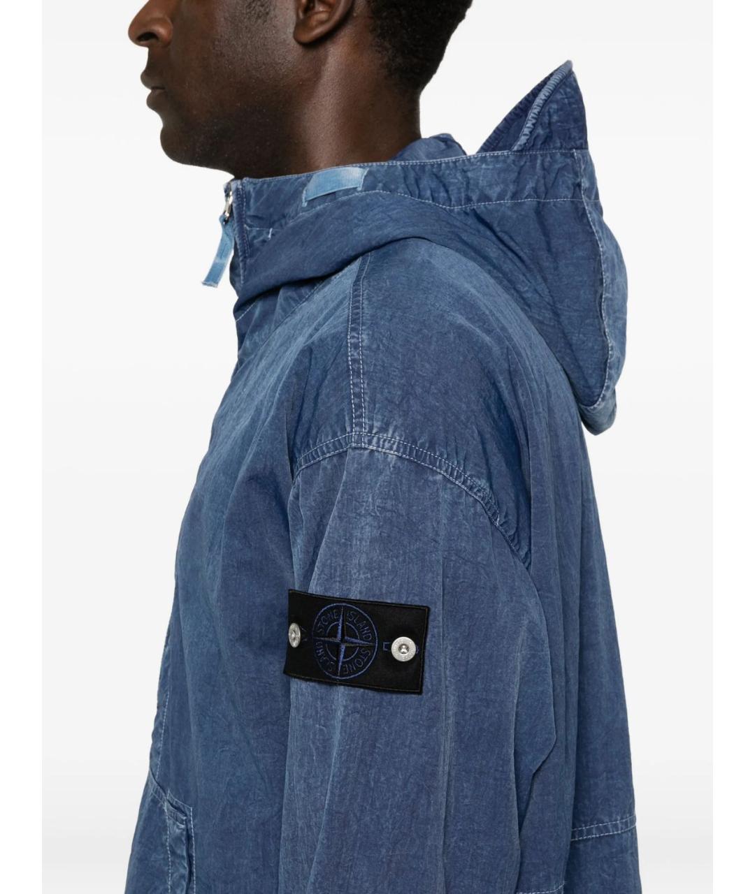STONE ISLAND Синяя куртка, фото 4