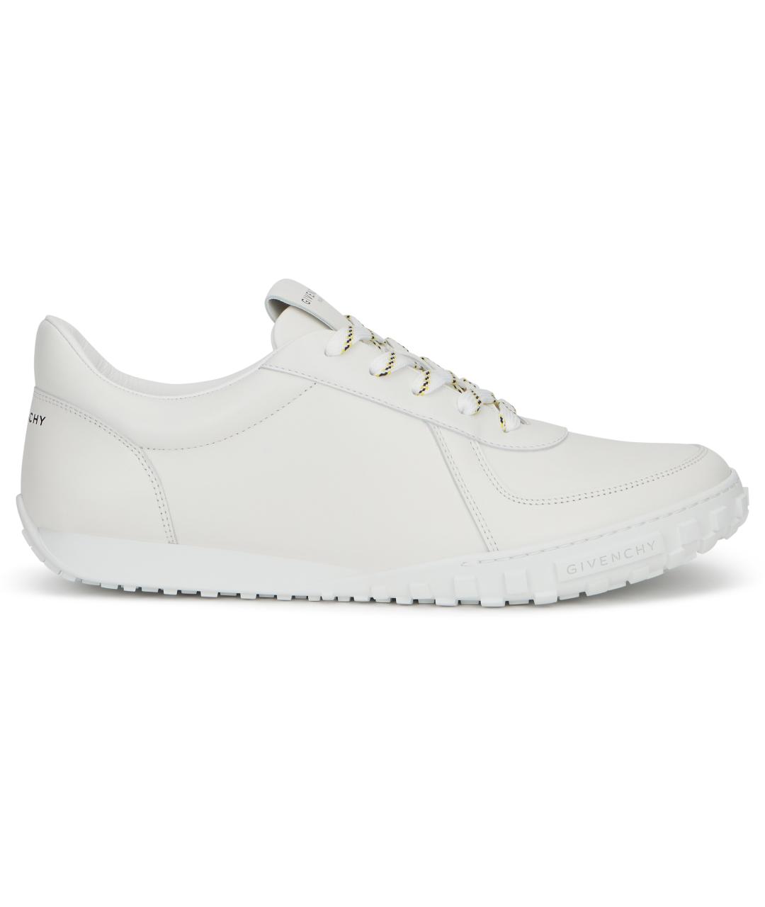 GIVENCHY Белые кожаные низкие кроссовки / кеды, фото 2