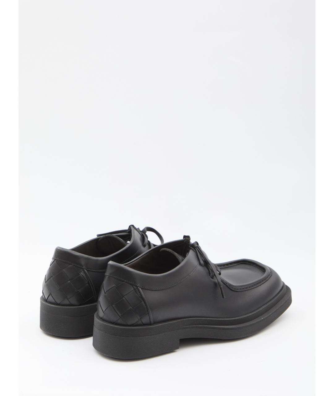 BOTTEGA VENETA Черные кожаные туфли, фото 3