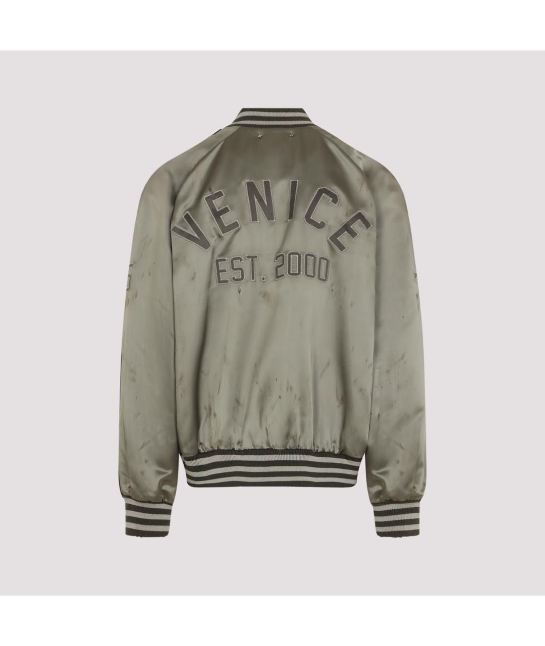 GOLDEN GOOSE DELUXE BRAND Зеленая ацетатная куртка, фото 3