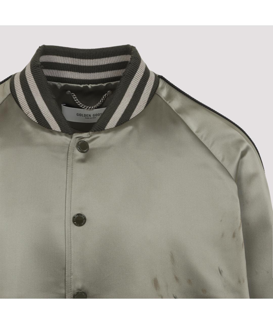 GOLDEN GOOSE DELUXE BRAND Зеленая ацетатная куртка, фото 4