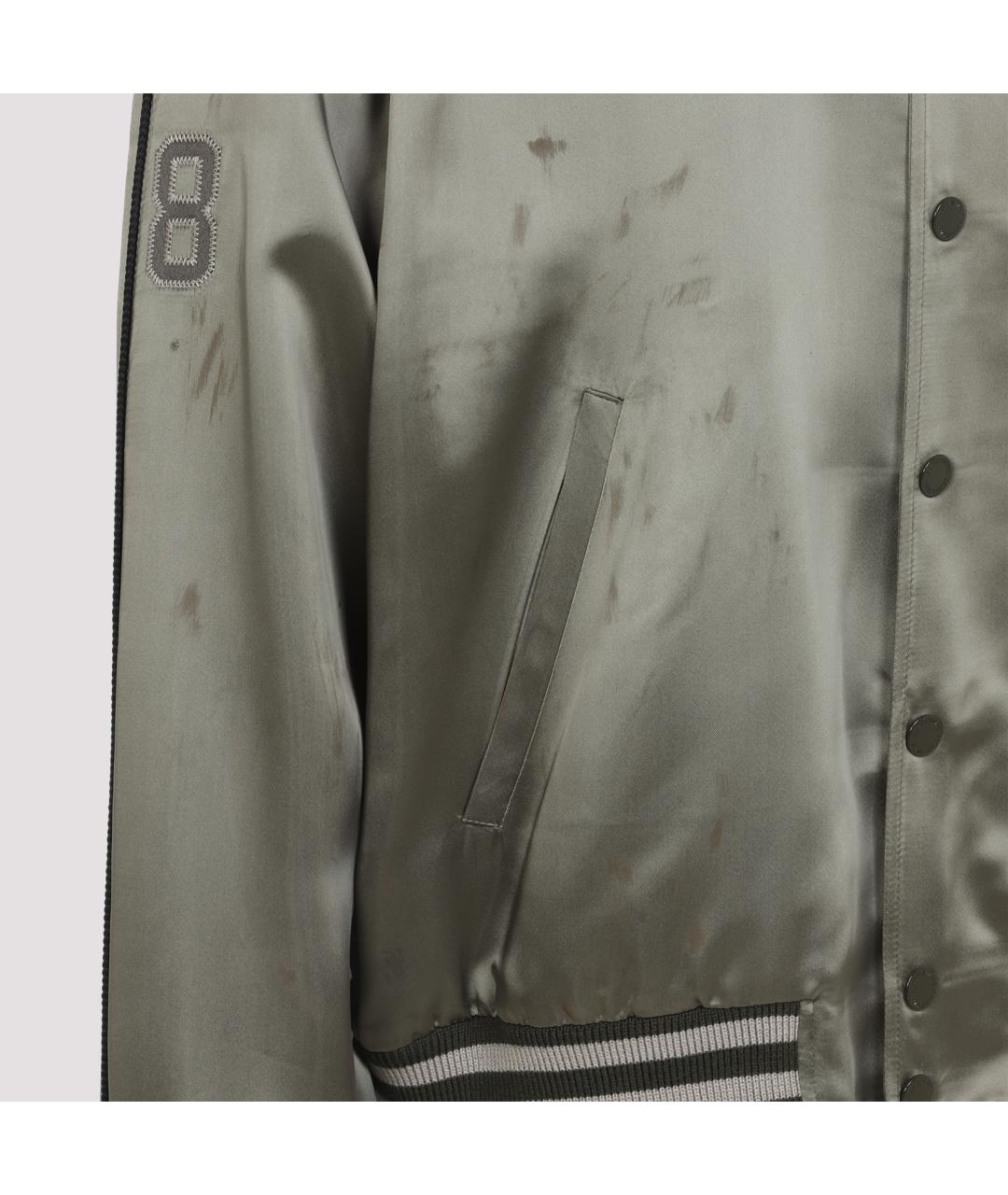 GOLDEN GOOSE DELUXE BRAND Зеленая ацетатная куртка, фото 5