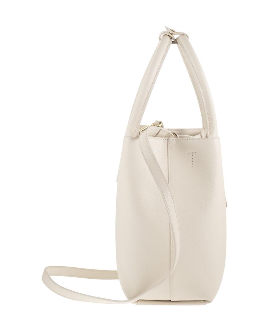 FURLA Бежевая кожаная сумка через плечо, фото 3