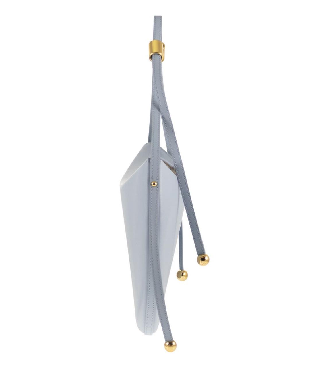 FURLA Голубая кожаная сумка через плечо, фото 3