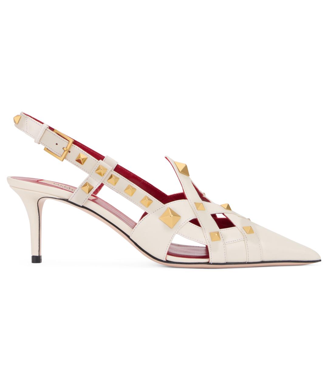 VALENTINO Бежевые кожаные туфли, фото 2