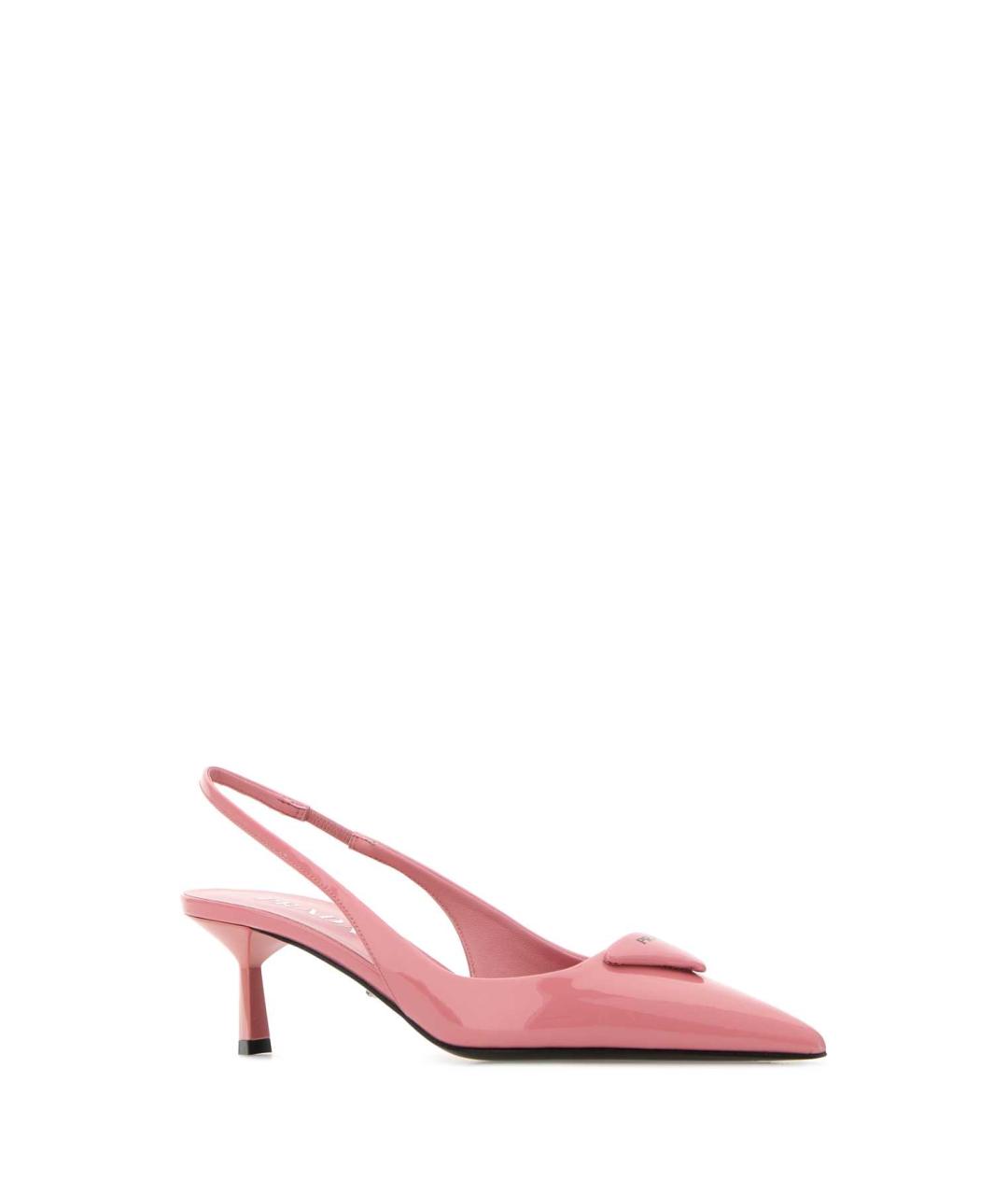 PRADA Розовые туфли из лакированной кожи, фото 2