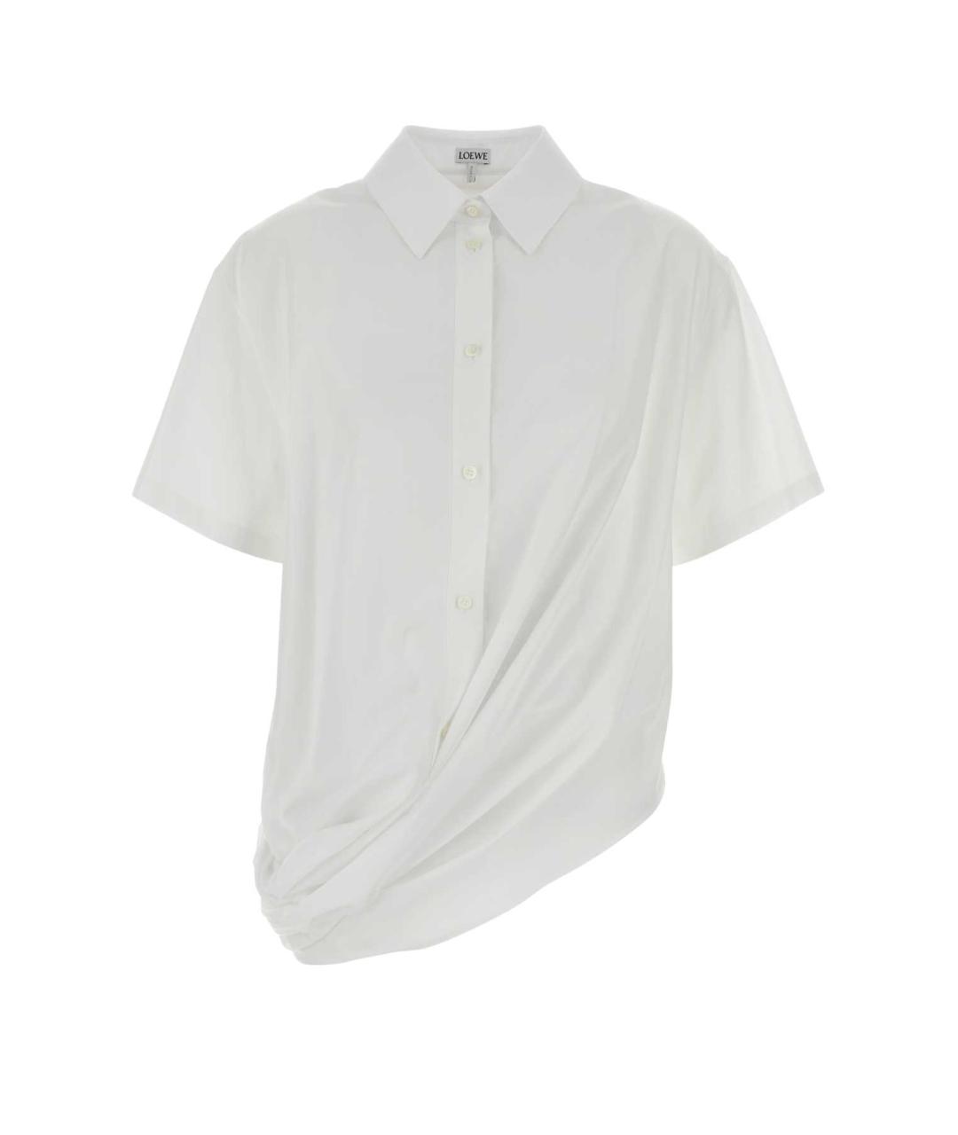 LOEWE Белая хлопковая рубашка, фото 1