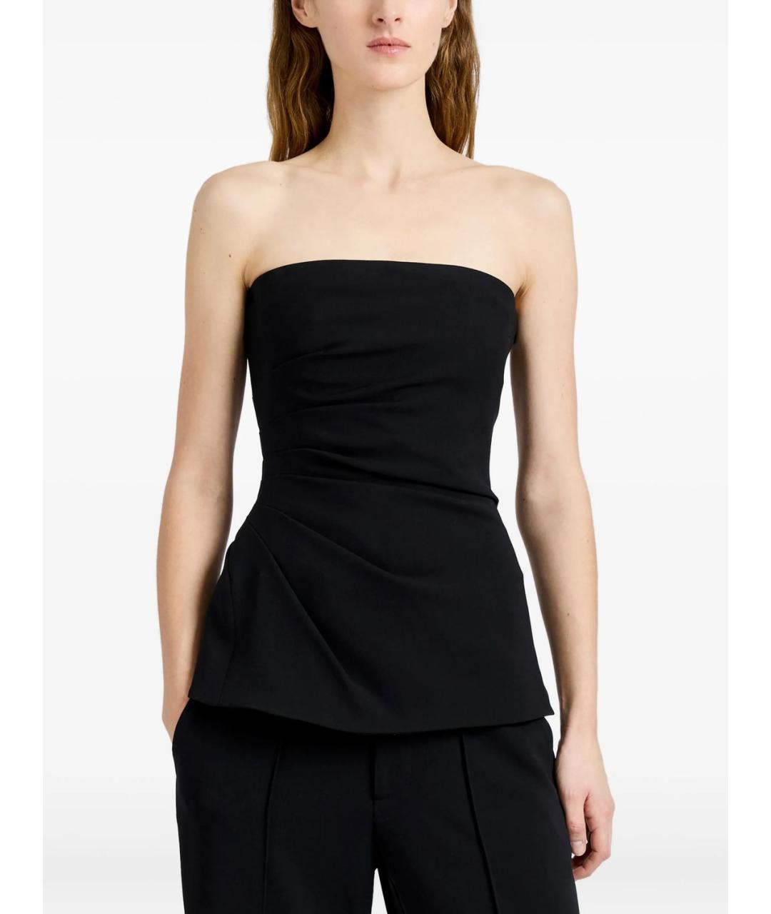 PROENZA SCHOULER Черный полиэстеровый корсет, фото 4