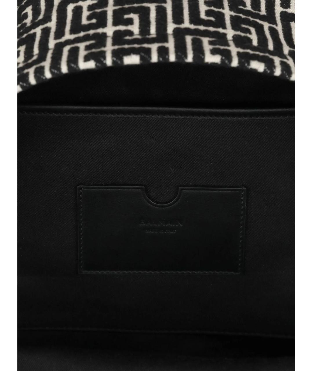 BALMAIN Черный хлопковый рюкзак, фото 2