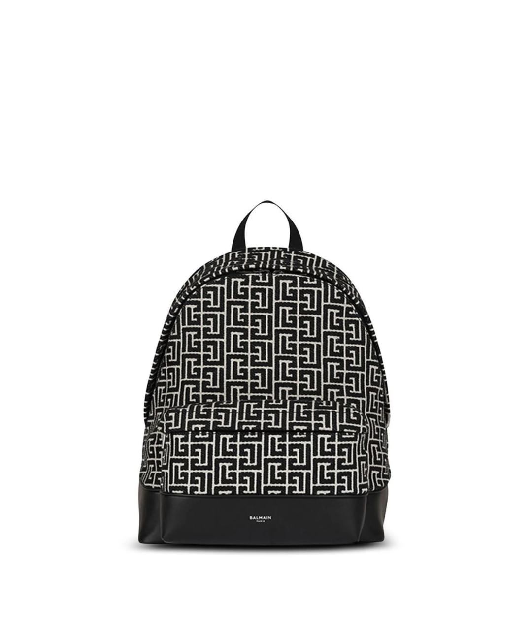 BALMAIN Черный хлопковый рюкзак, фото 1
