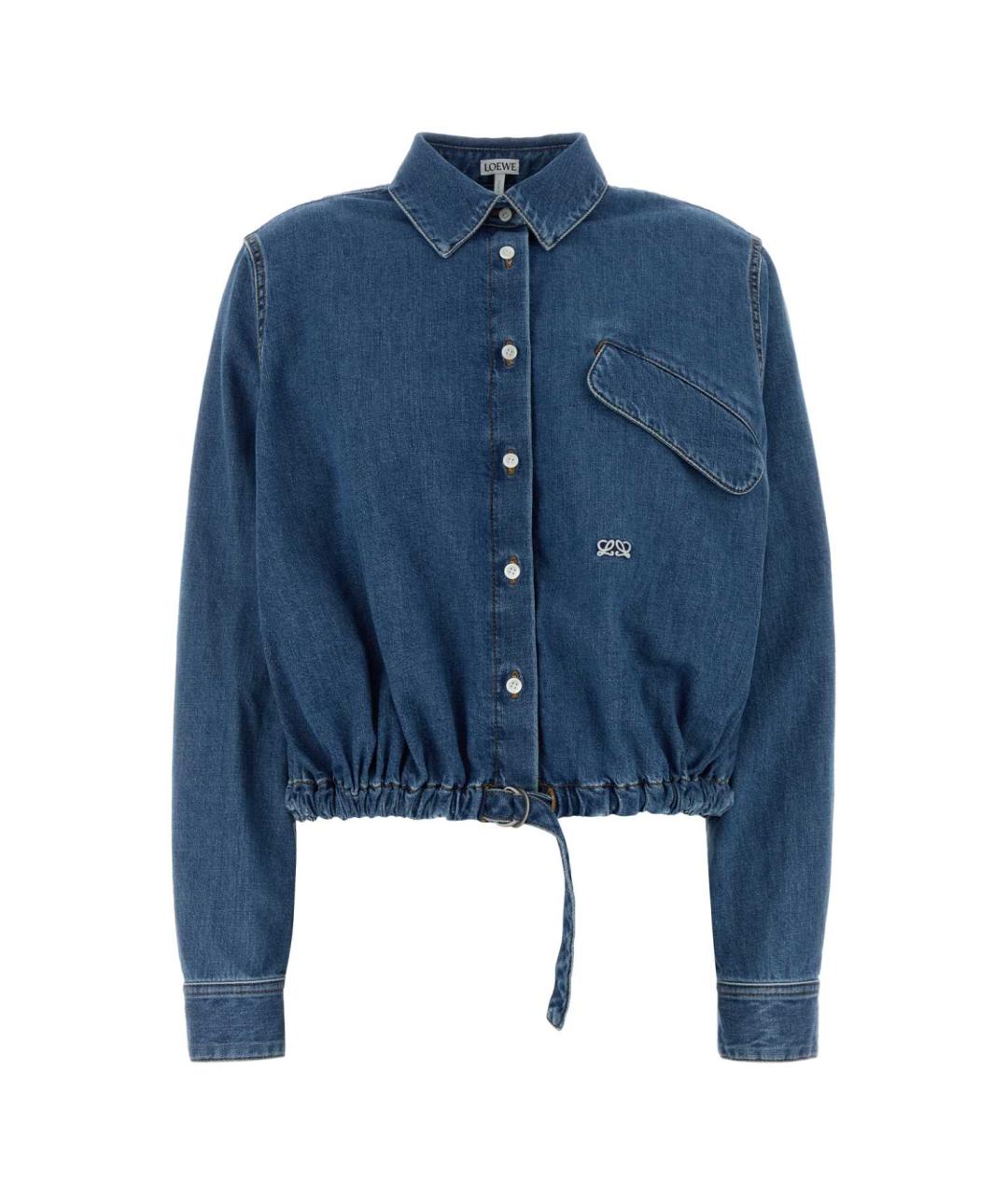 LOEWE Синяя хлопковая куртка, фото 1