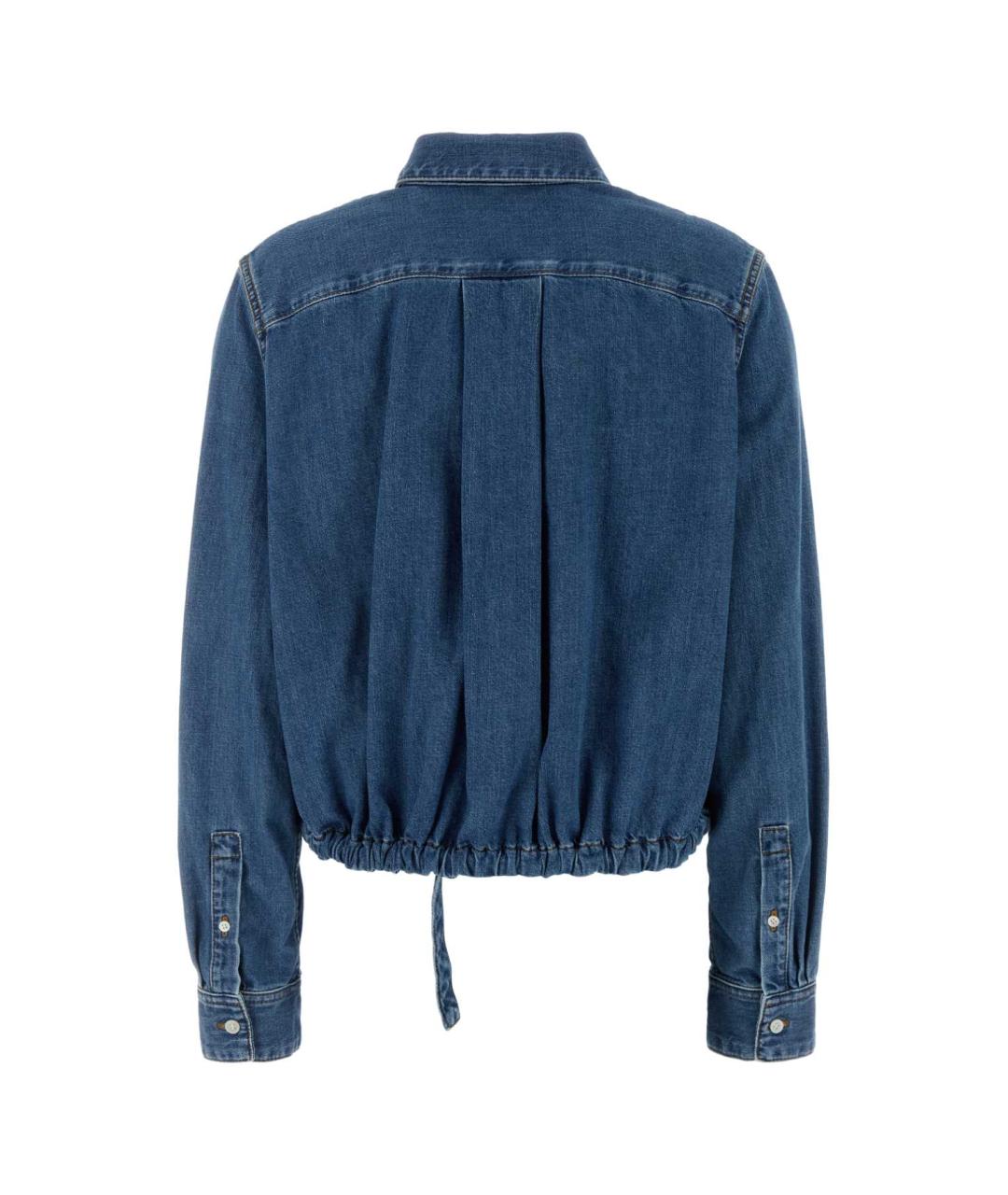 LOEWE Синяя хлопковая куртка, фото 2