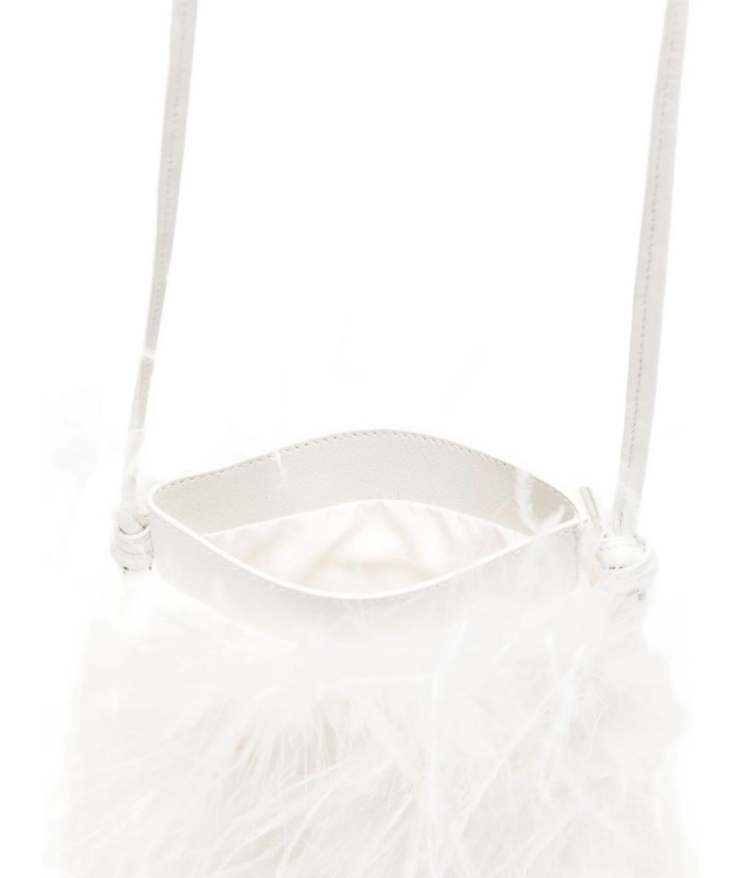 YVES SALOMON Белая сумка через плечо, фото 3