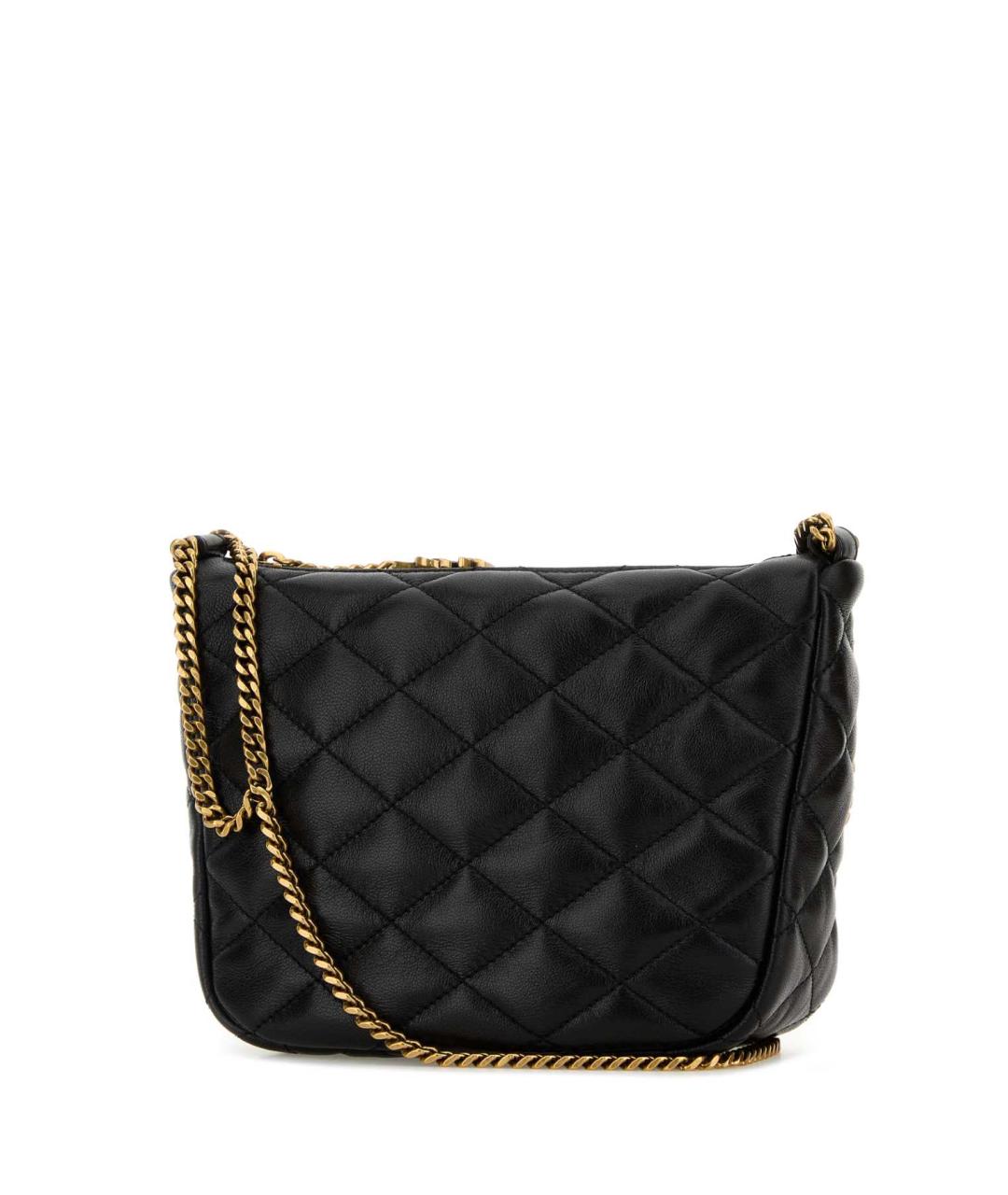 SAINT LAURENT Черная кожаная сумка через плечо, фото 2