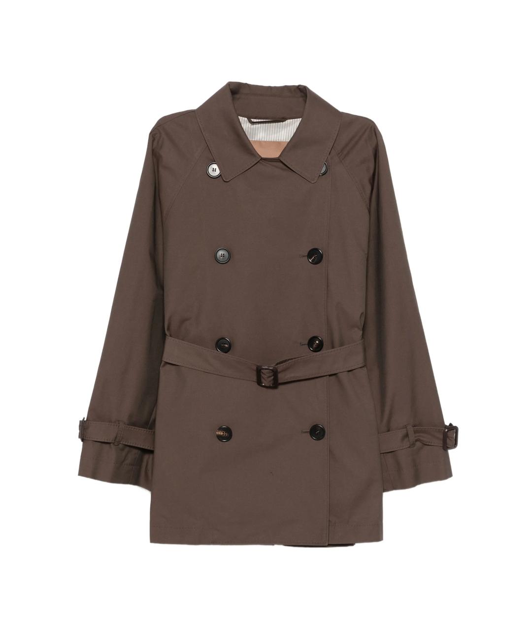 MAX MARA Коричневый тренч/плащ, фото 1