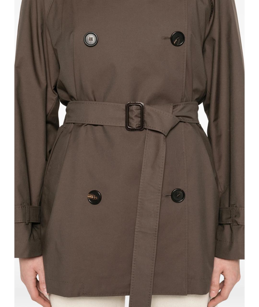 MAX MARA Коричневый тренч/плащ, фото 2