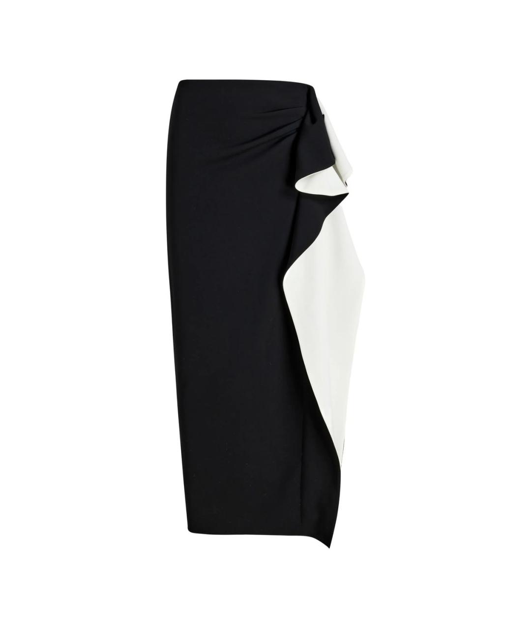 PROENZA SCHOULER Черная ацетатная юбка миди, фото 1