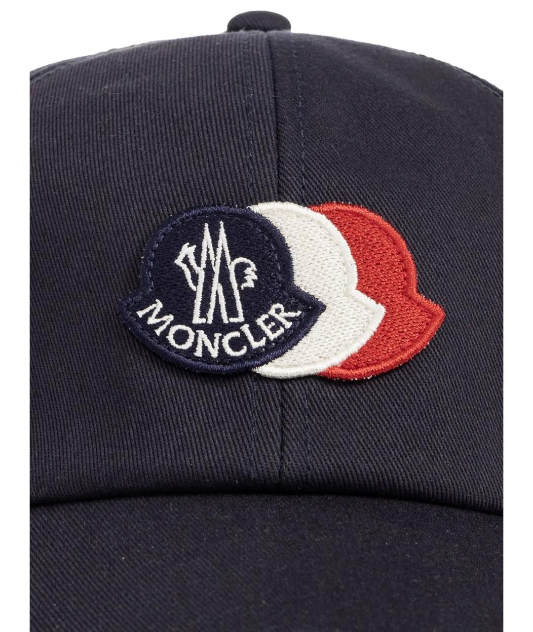 MONCLER Синяя хлопковая кепка/бейсболка, фото 2