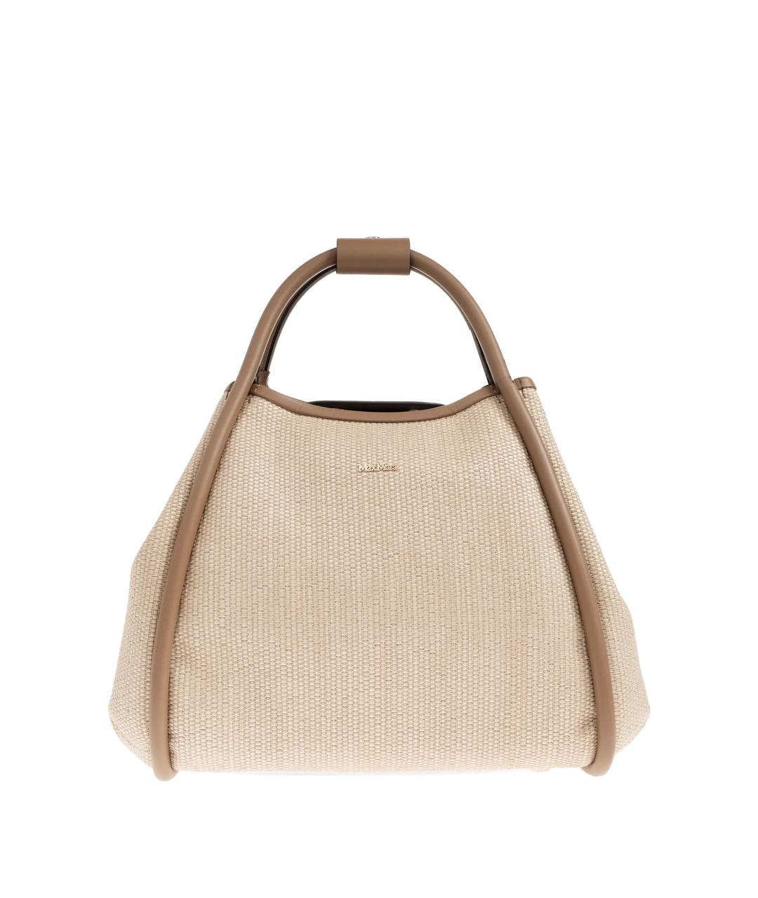 MAX MARA Хлопковая сумка с короткими ручками, фото 3