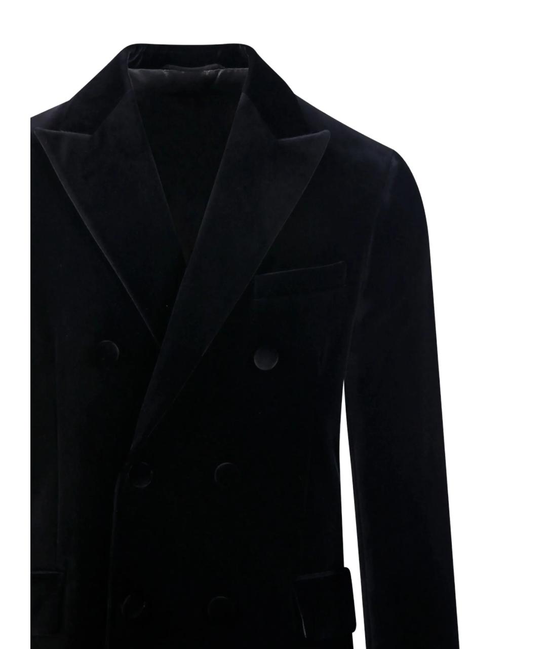 GOLDEN GOOSE DELUXE BRAND Черный хлопковый пиджак, фото 3