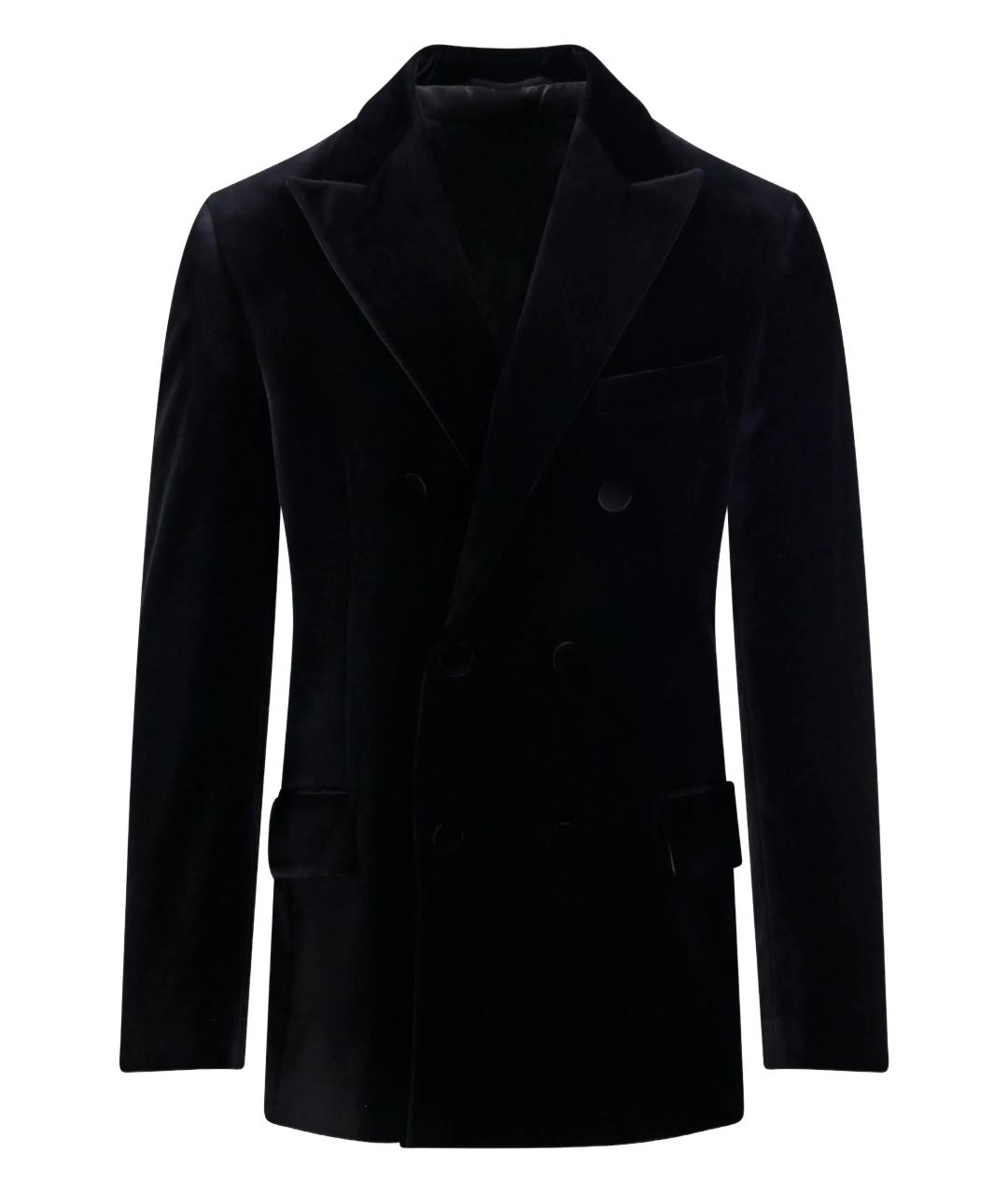 GOLDEN GOOSE DELUXE BRAND Черный хлопковый пиджак, фото 1