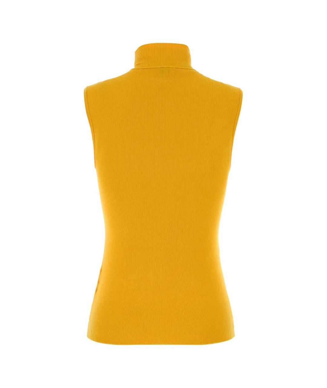 LOEWE Желтая полиэстеровая майка, фото 2