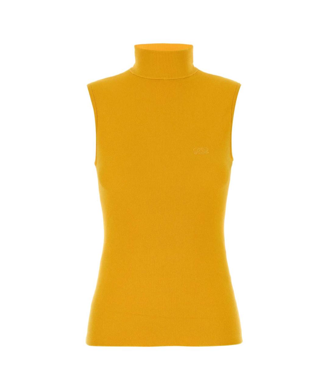 LOEWE Желтая полиэстеровая майка, фото 1