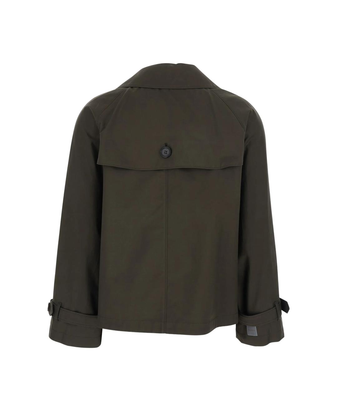 MAX MARA Зеленая хлопковая куртка, фото 3