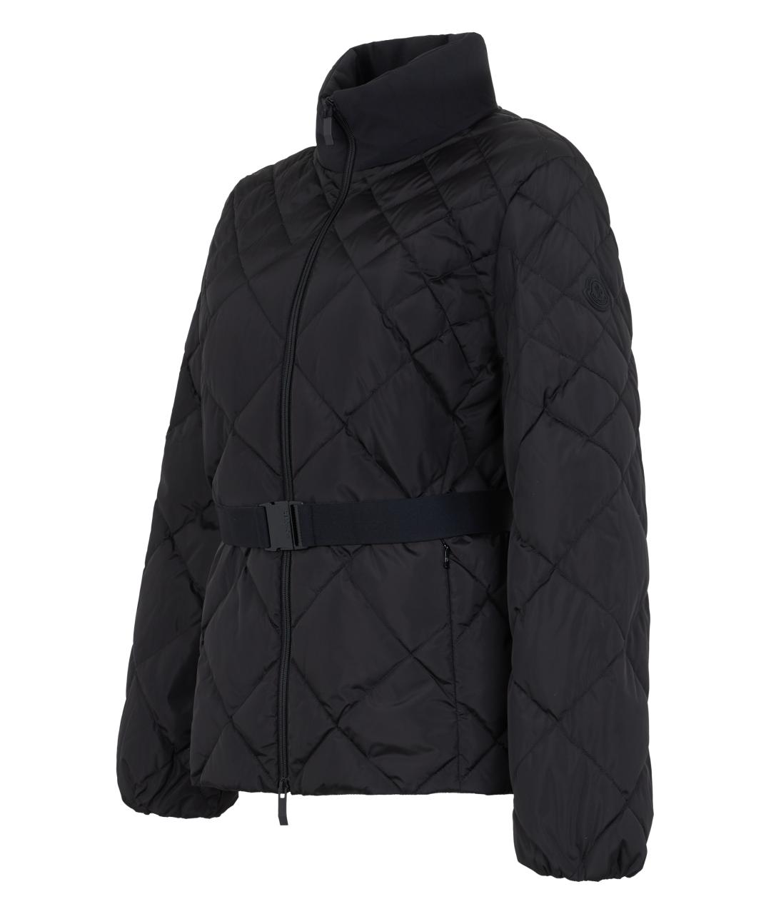 MONCLER Черная полиамидовая куртка, фото 3