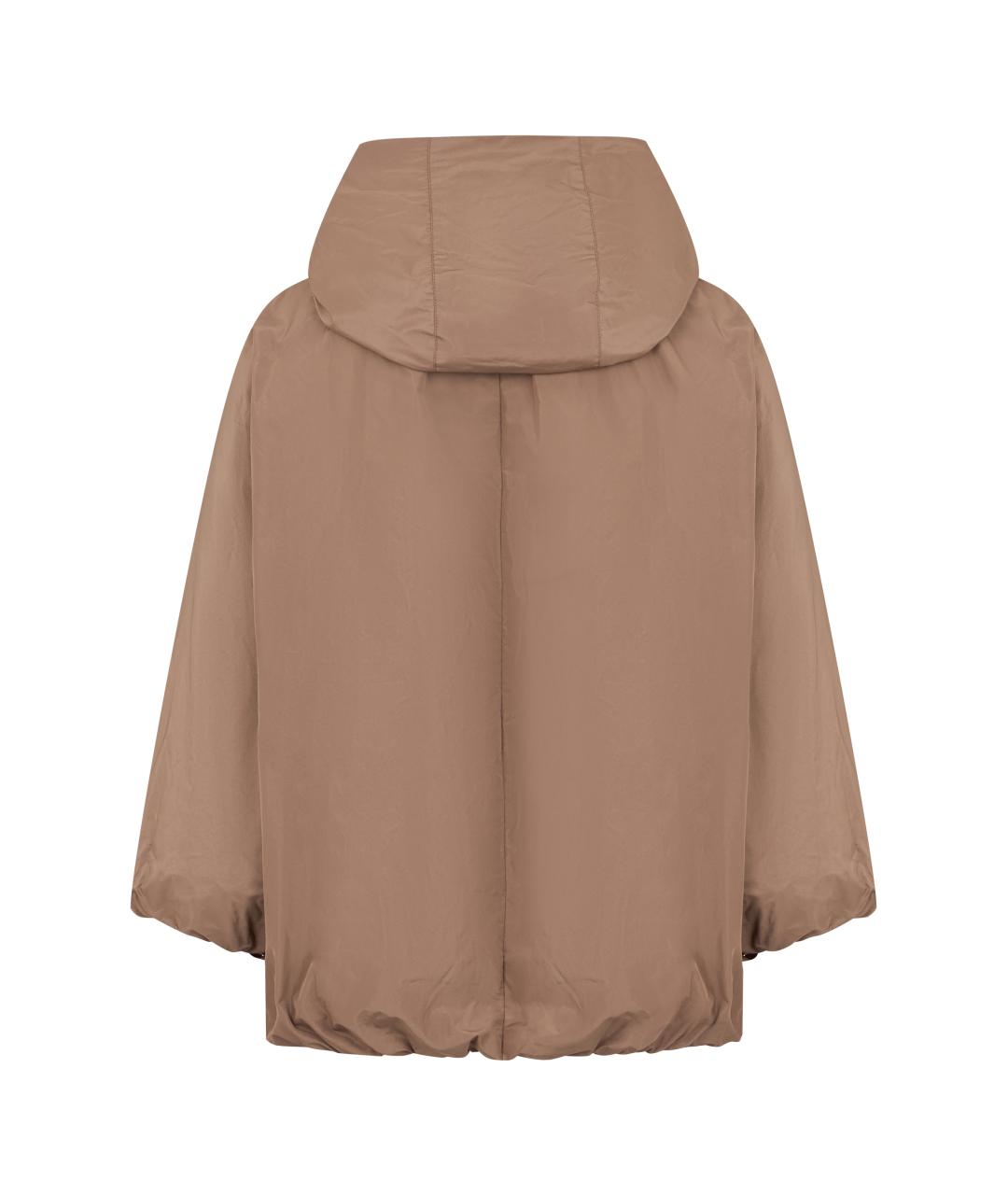 'S MAX MARA Бежевая полиэстеровая куртка, фото 2