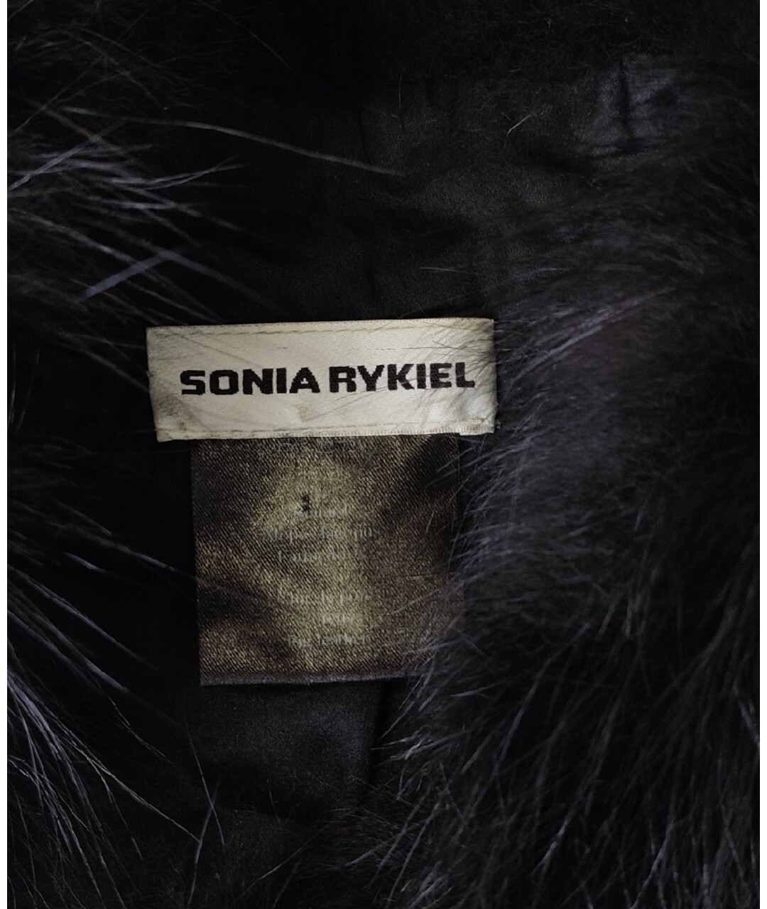 SONIA RYKIEL Черный шарф, фото 4
