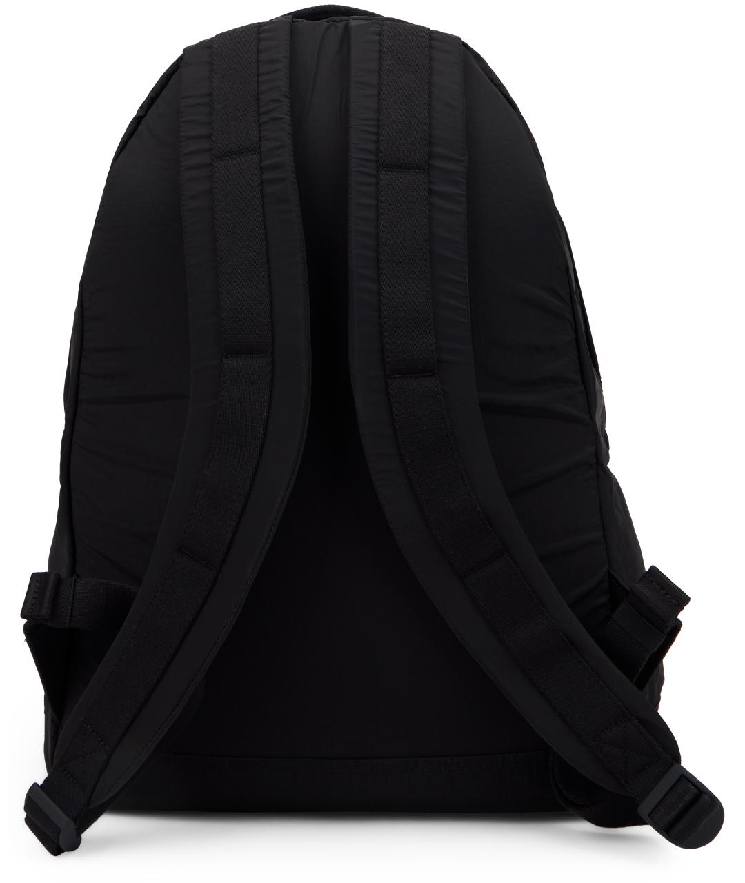 STONE ISLAND Черный синтетический рюкзак, фото 4