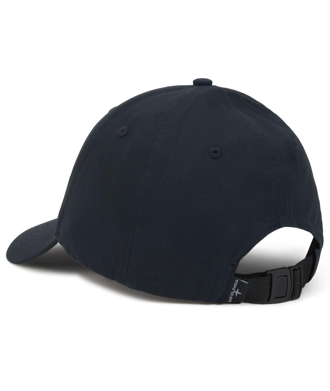 STONE ISLAND Темно-синяя хлопковая кепка/бейсболка, фото 3