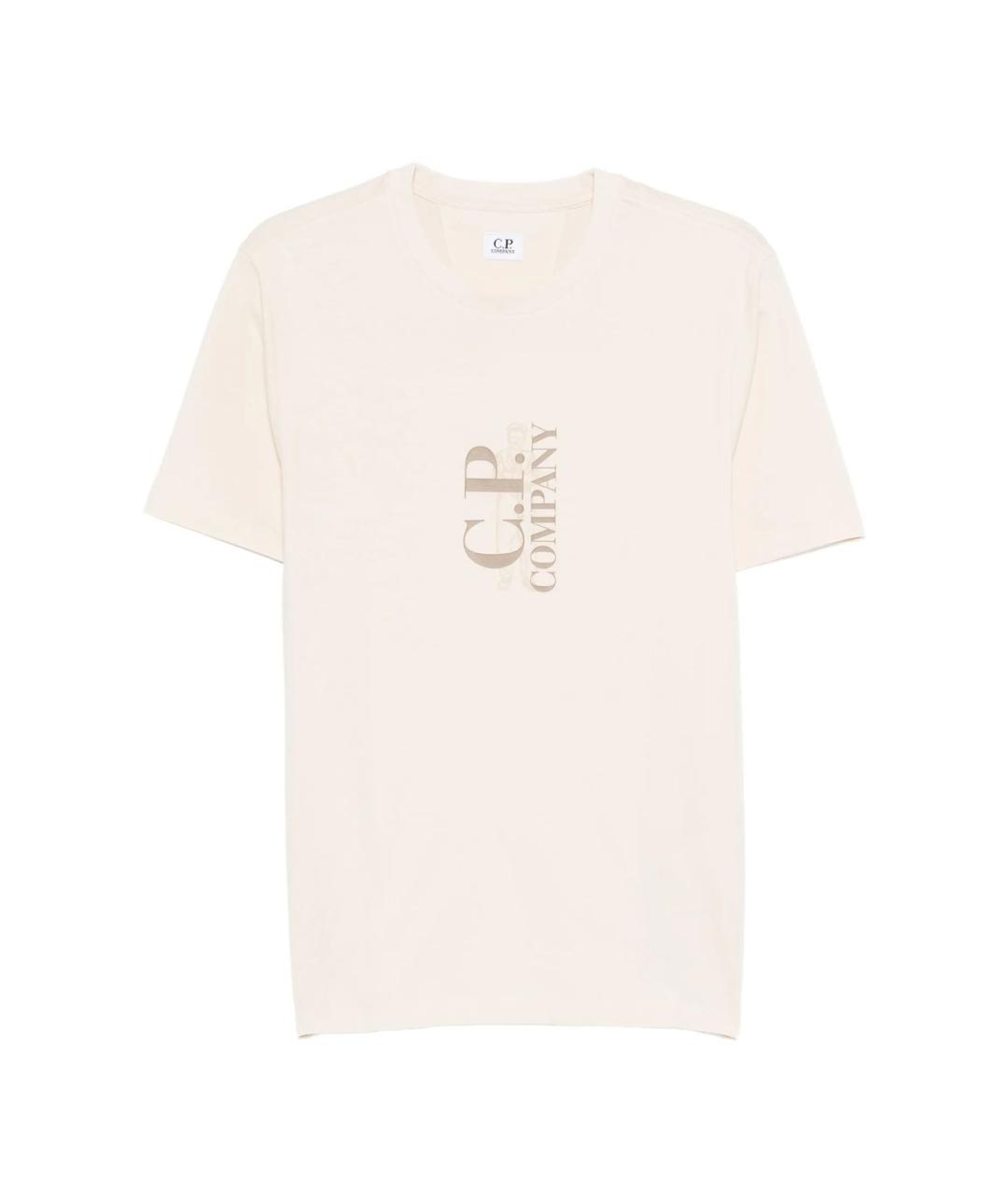 CP COMPANY Розовая хлопковая футболка, фото 1