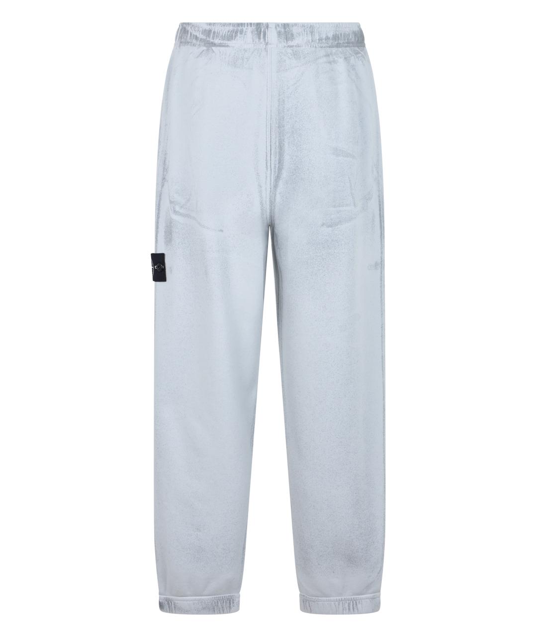 STONE ISLAND Мульти хлопковые повседневные брюки, фото 2