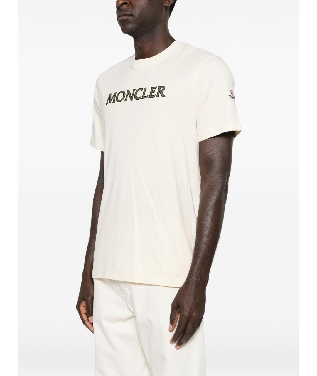 MONCLER Хлопковая футболка, фото 4