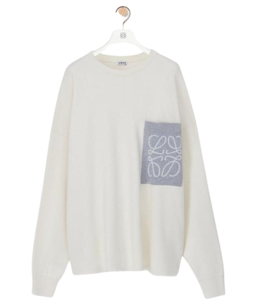 LOEWE Бежевый хлопковый джемпер / свитер, фото 1