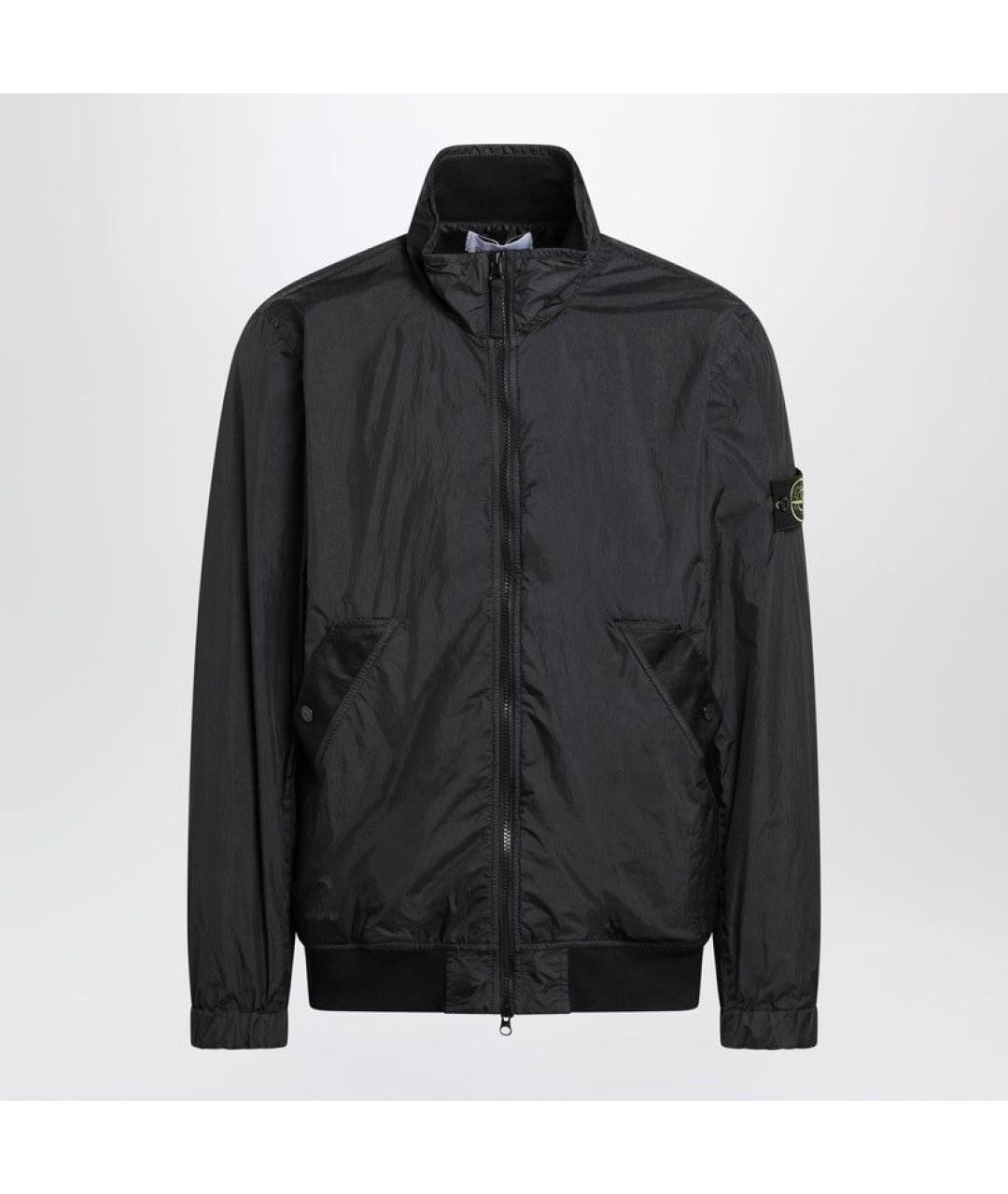 STONE ISLAND Черная полиамидовая куртка, фото 4