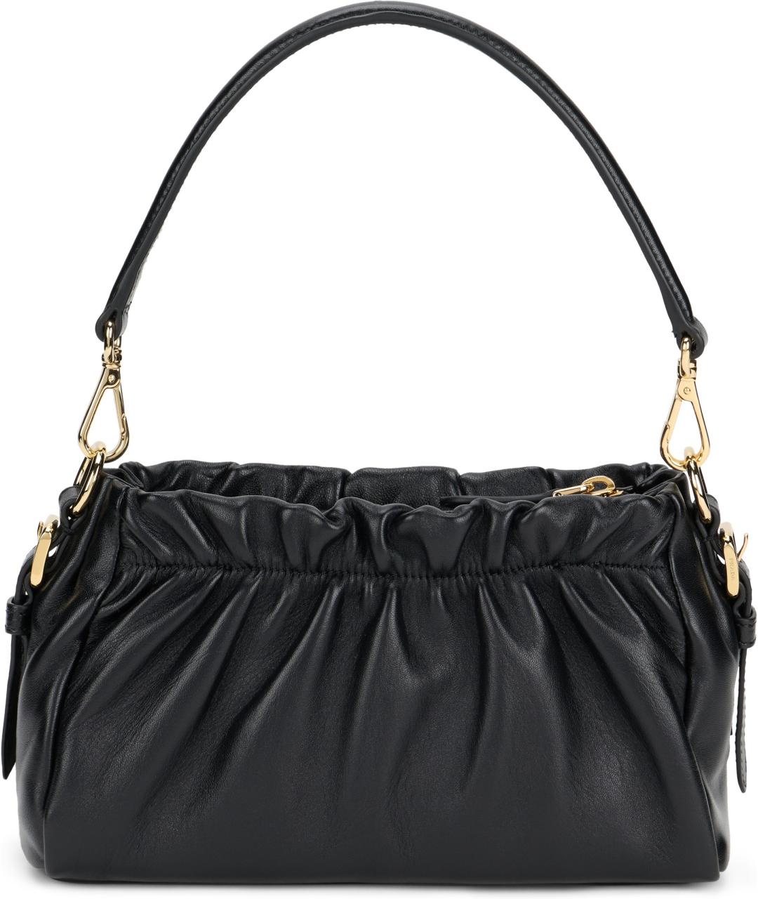 PRADA Черная кожаная сумка через плечо, фото 4