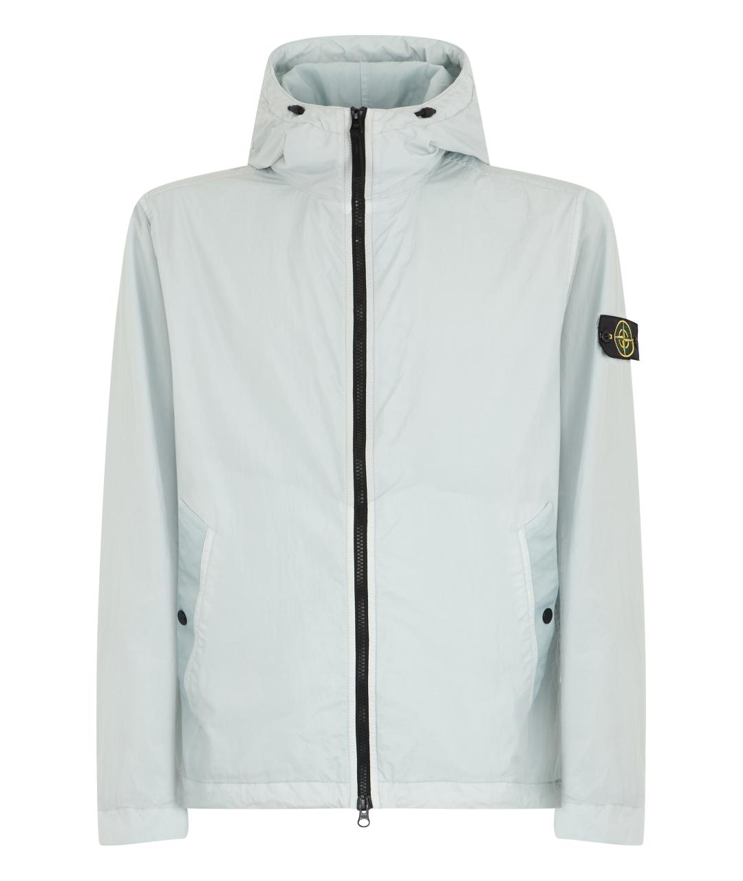 STONE ISLAND Голубая полиэстеровая куртка, фото 1
