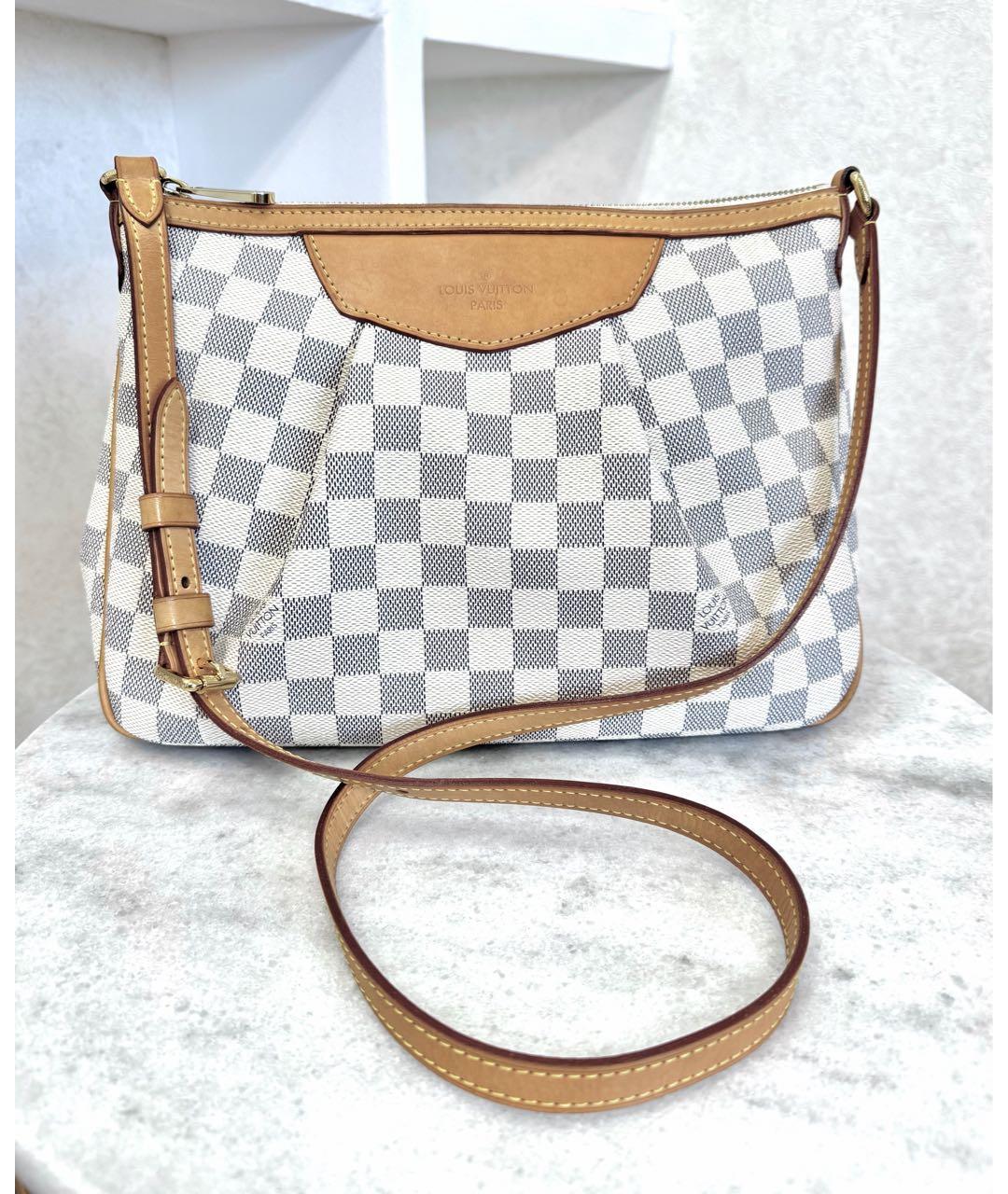 LOUIS VUITTON Белая сумка через плечо, фото 3