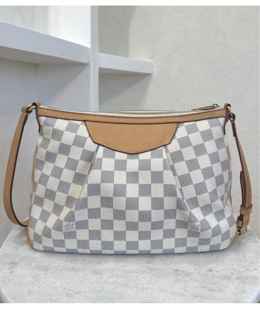 LOUIS VUITTON Белая сумка через плечо, фото 5