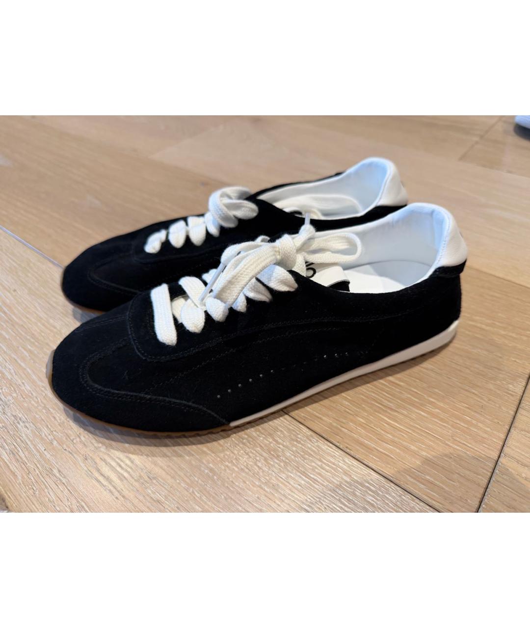 ALO YOGA Черные замшевые кроссовки, фото 2