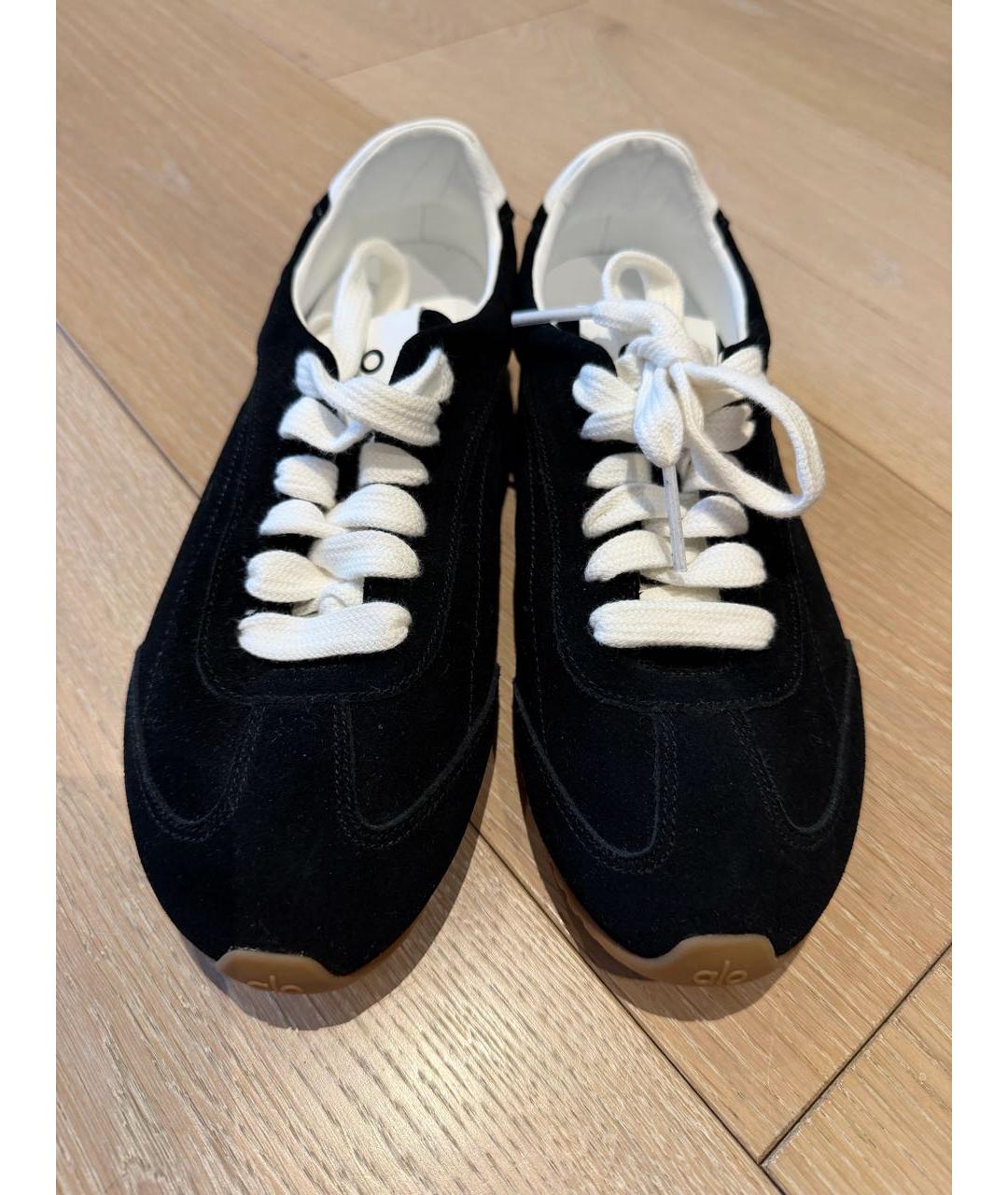 ALO YOGA Черные замшевые кроссовки, фото 7