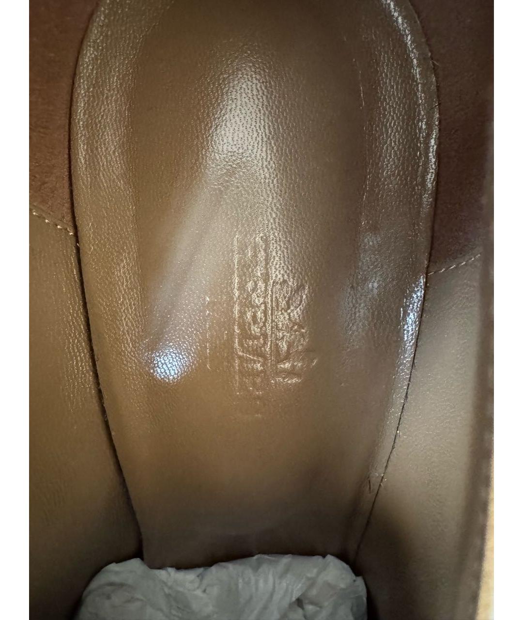 HERMES Белые кожаные туфли, фото 8