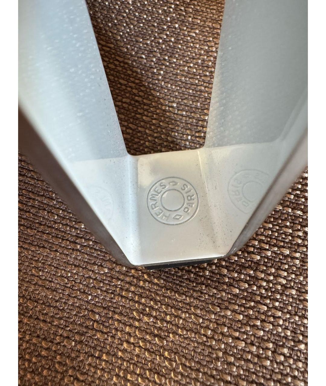 HERMES Белые кожаные туфли, фото 6