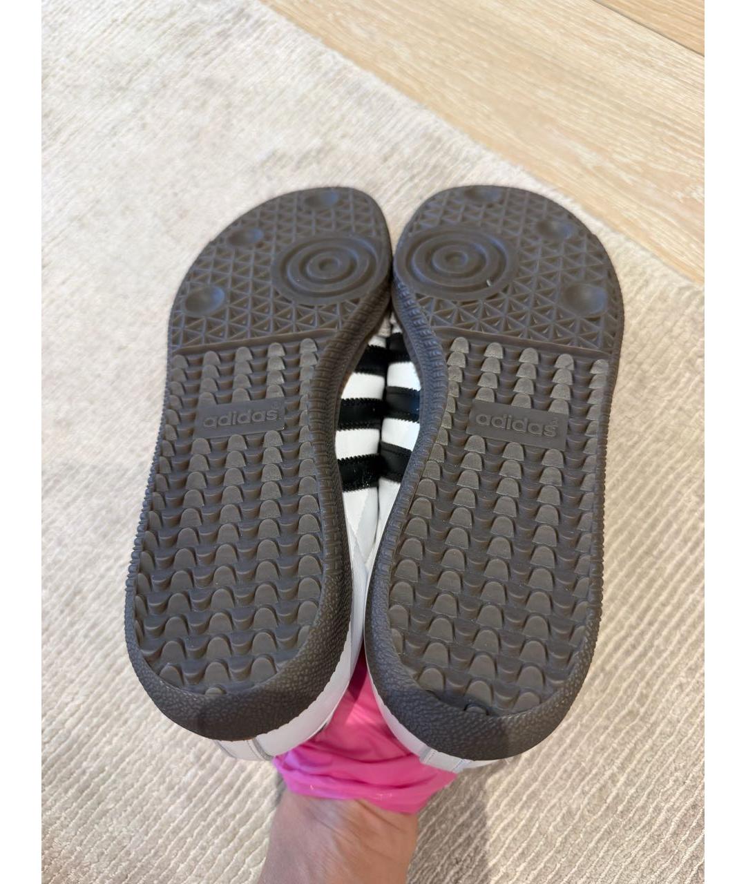 ADIDAS Белые кожаные кеды, фото 6